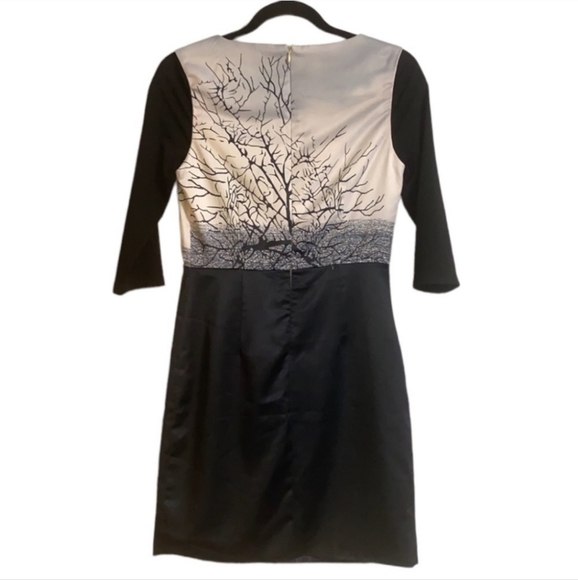 Klimeda Black & White Unique Photo Print Sheath Dress Size Women Size 6 - Picture 2 of 12
